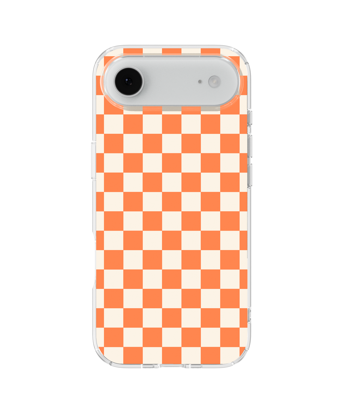 Tangerine Checkers II Clear Case Insert