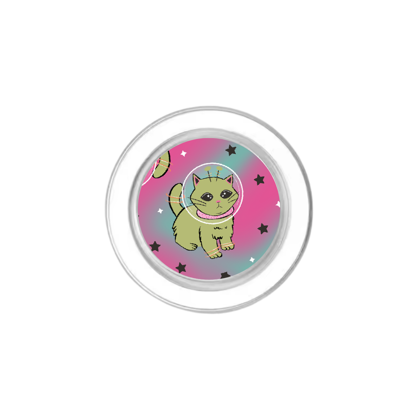 Nebula Meowter Space Phone Grip Insert