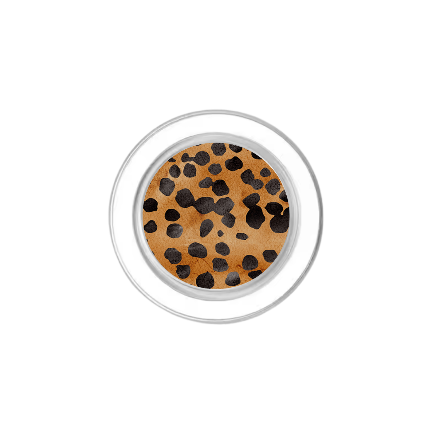 Amber Cheetah Phone Grip Insert