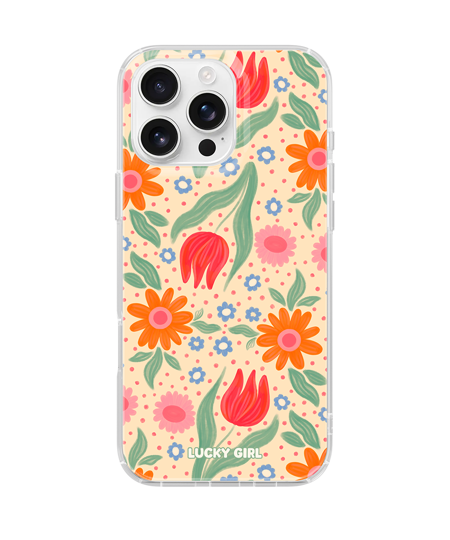 Villa Flora Clear Case Insert – Lucky Girl Phone Cases