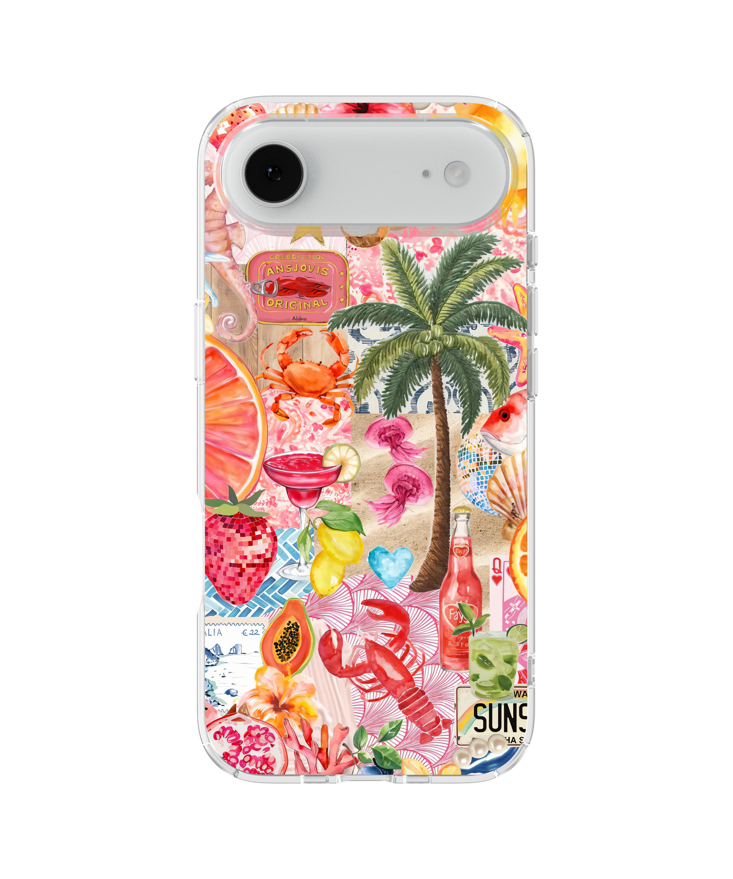 Palm Party Clear Case Insert