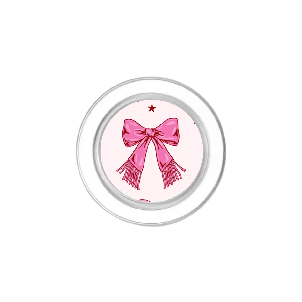 Blush Fringe Phone Grip Insert