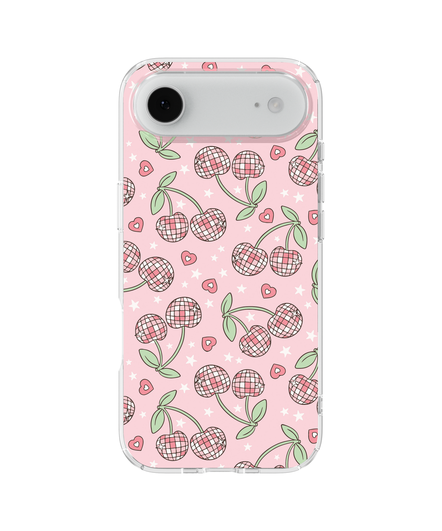 Pastel Disco Cherries Clear Case Insert