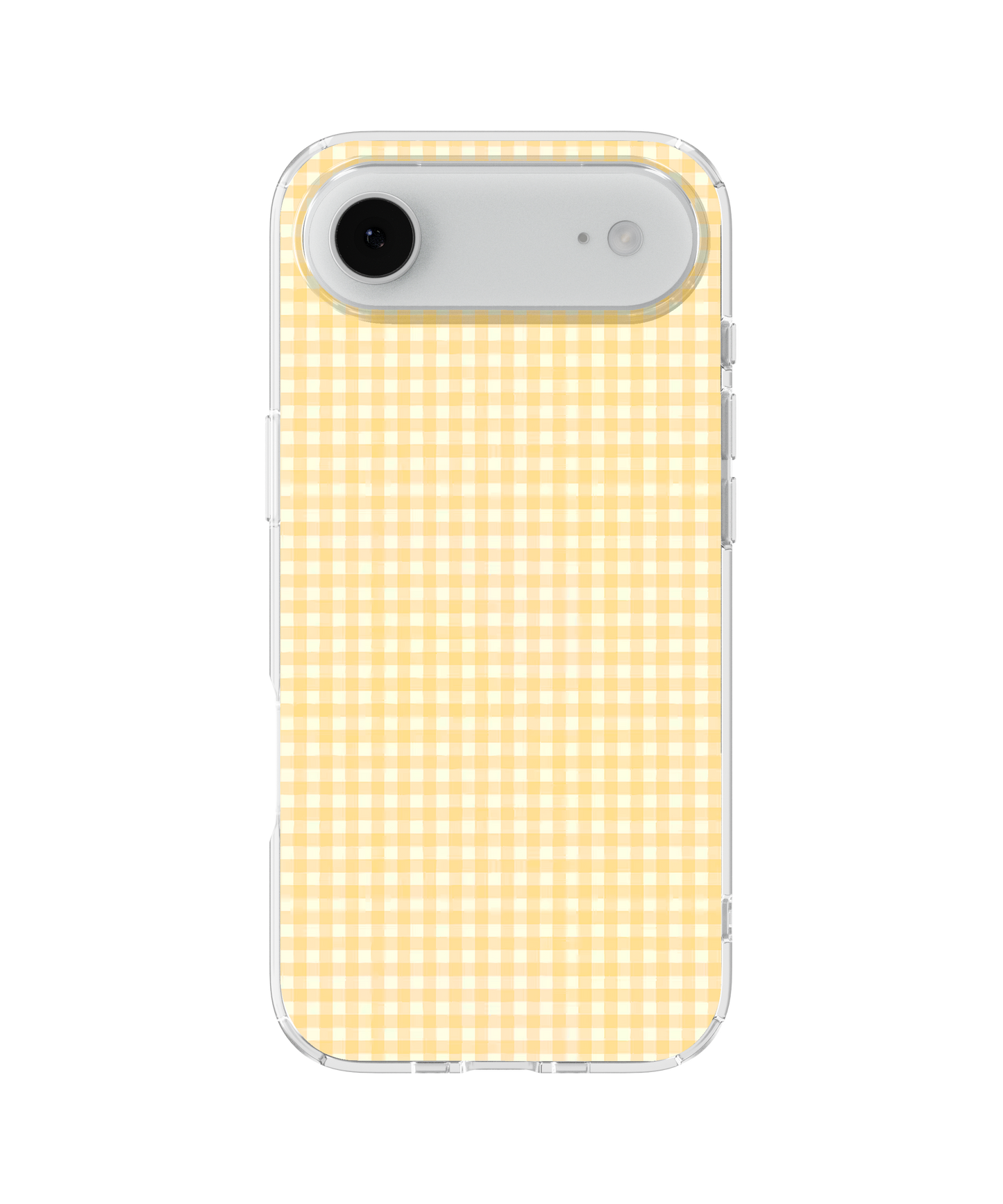 Yellow Gingham Clear Case Insert