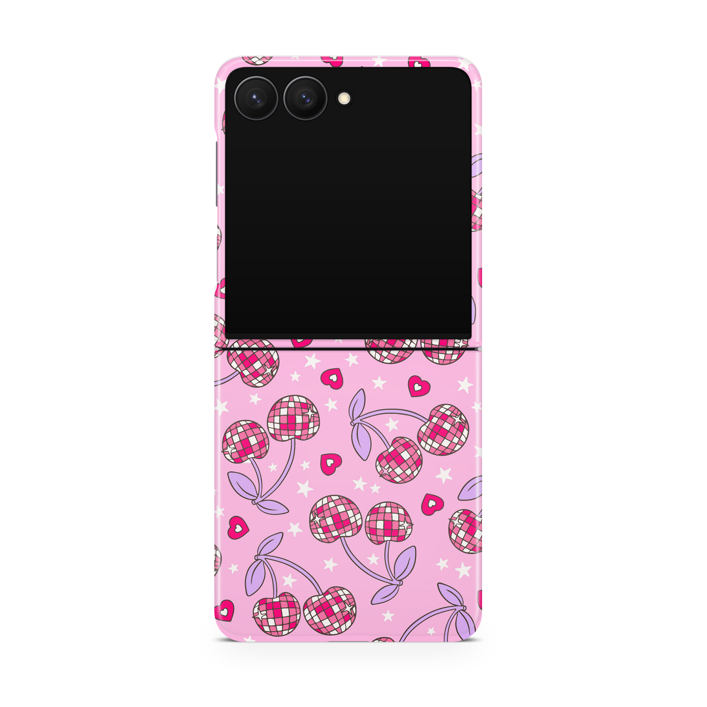 Pink & Purple Disco Cherries MagSafe Phone Case