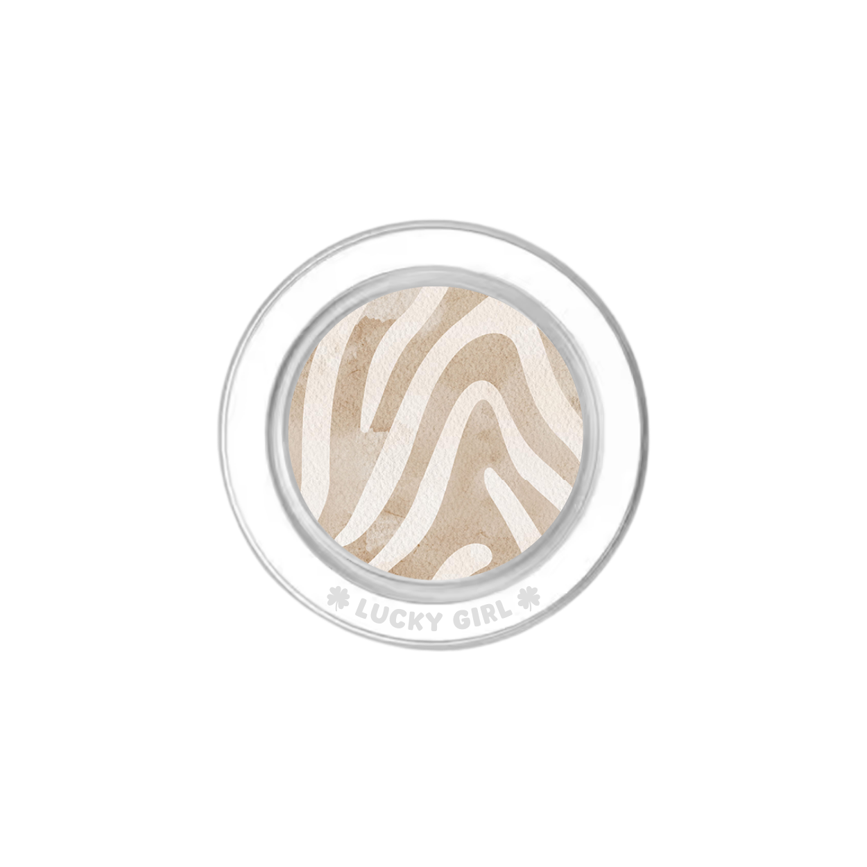Sandstone Zebra Phone Grip Insert