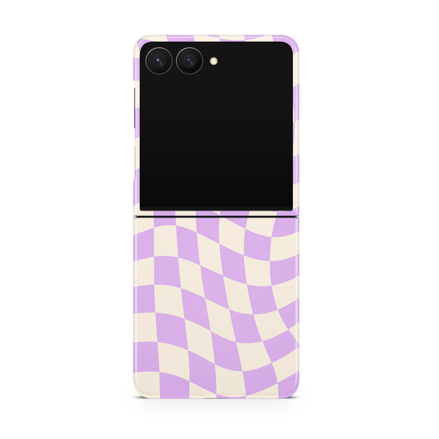 Lilac Wavy Checkers II MagSafe Phone Case