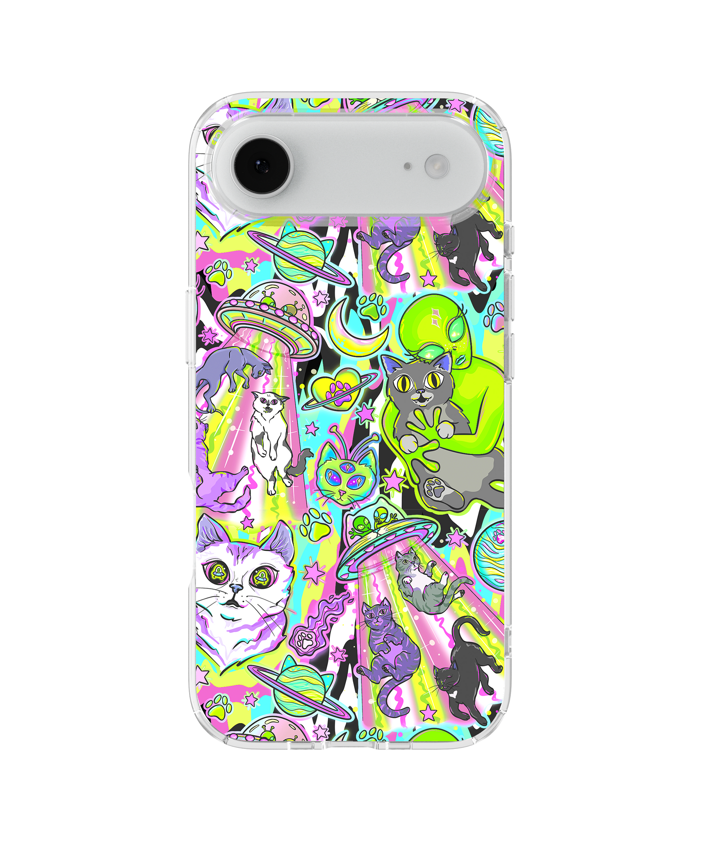 Alien Acid Holographic Clear Case Insert
