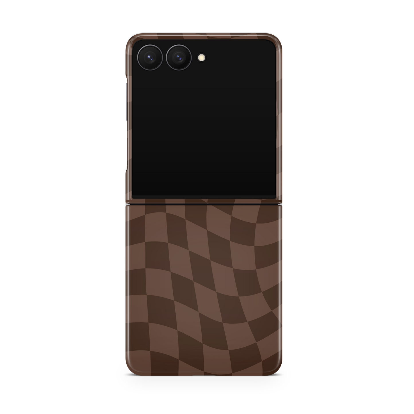 Espresso Wavy Checkers MagSafe Phone Case
