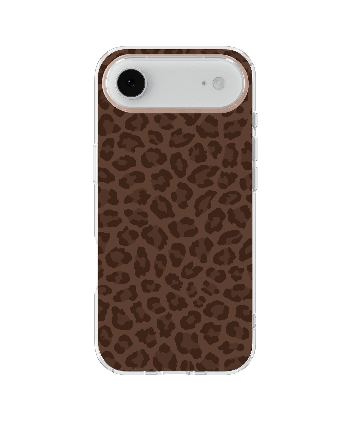 Espresso Leopard Clear Case Insert
