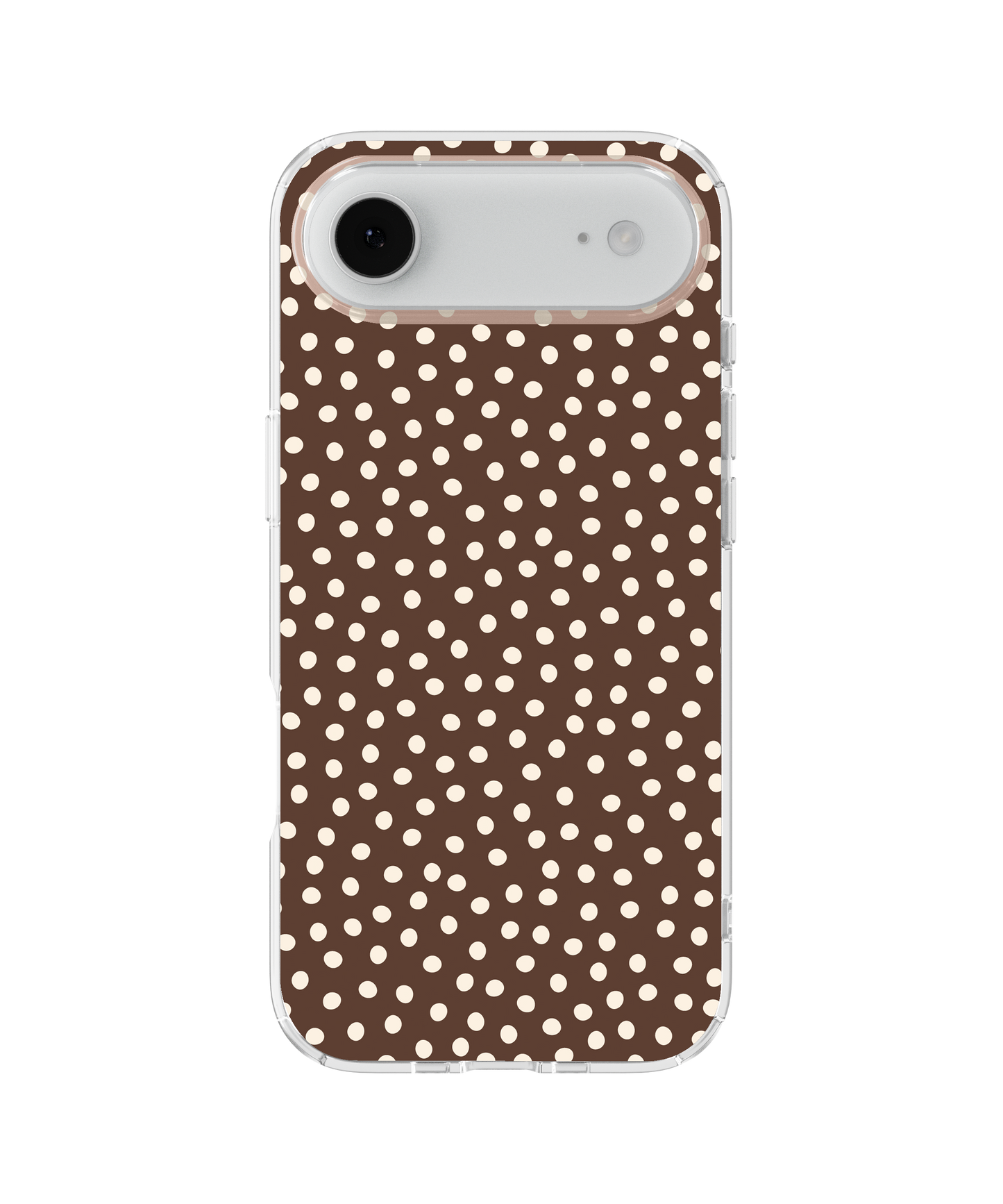 Espresso Dots Clear Case Insert