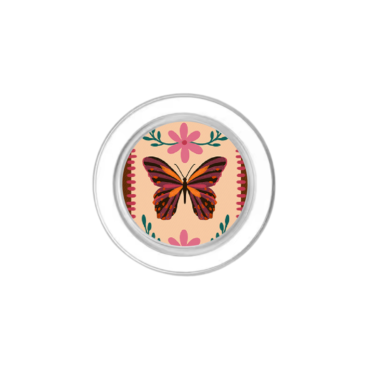 Harvest Flutter Butterfly Phone Grip Insert