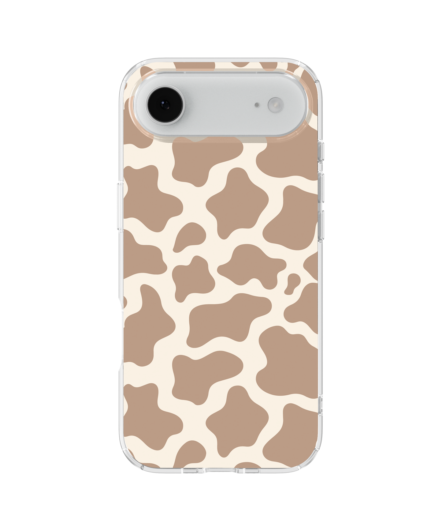 Chestnut Cow Print Clear Case Insert