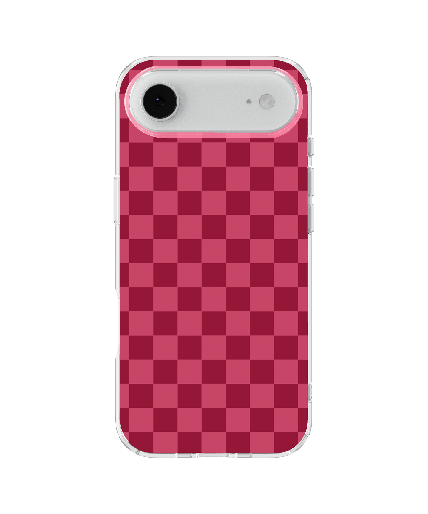 Black Cherry Checkers Clear Case Insert