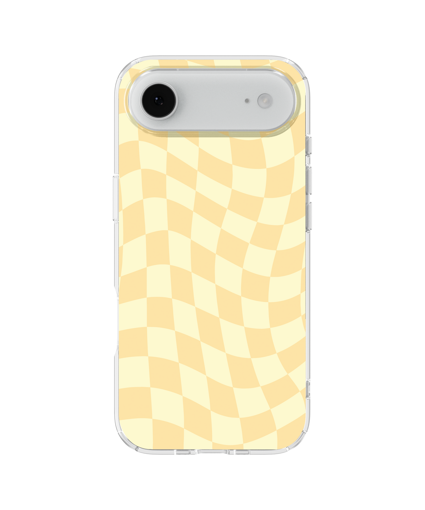 Banana Whispers Wavy Checkers Clear Case Insert