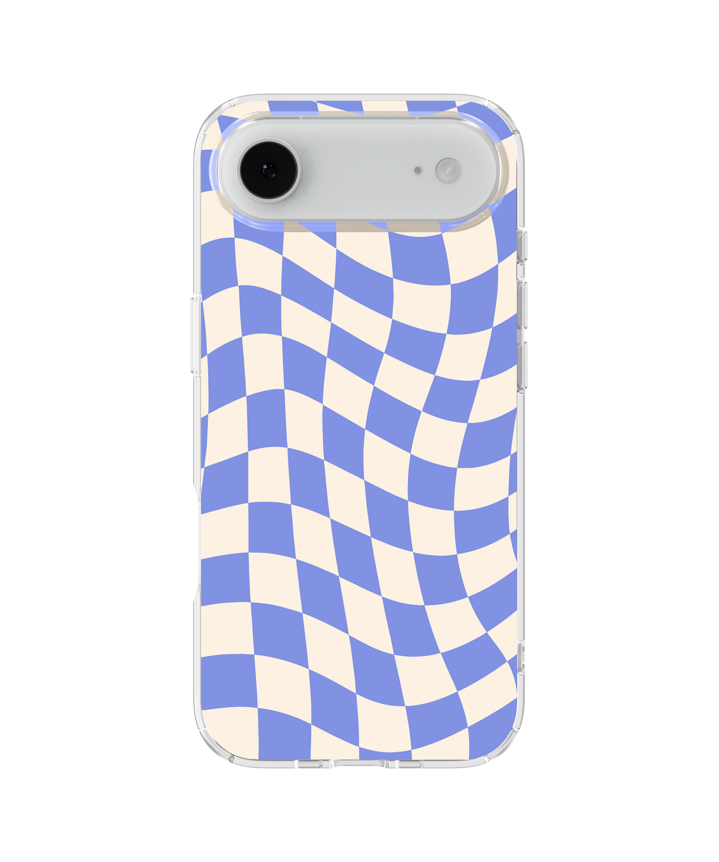 Bluebell Wavy Checkers II Clear Case Insert