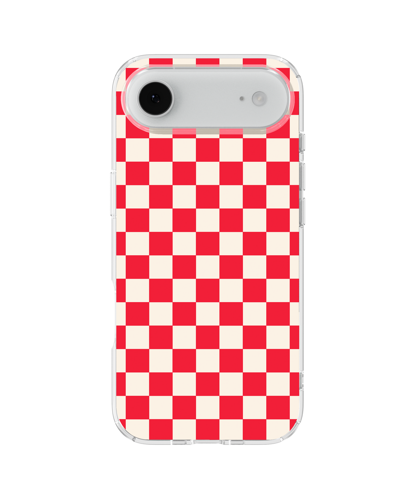Vermillion Checkers II Clear Case Insert