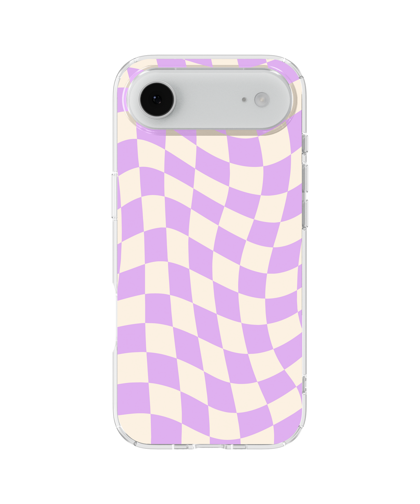 Lilac Wavy Checkers II Clear Case Insert