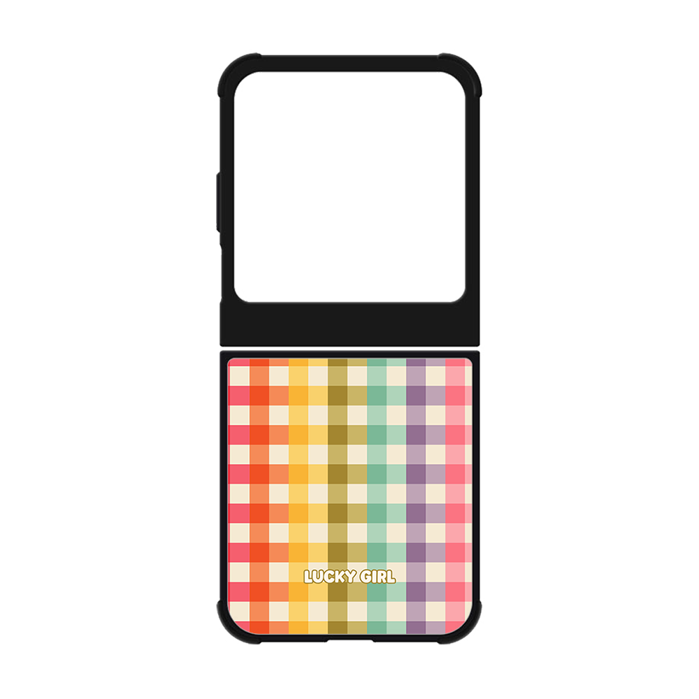 Rainbow Gingham Phone Case
