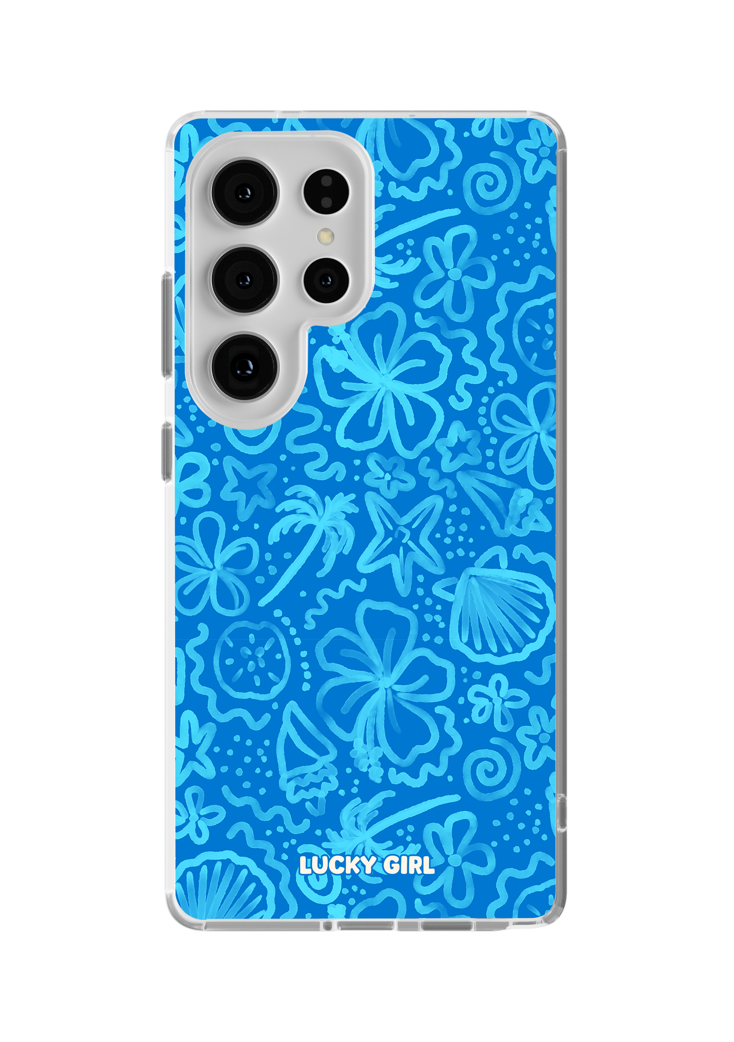 Blue Lagoon Island Doodles Clear Case Insert