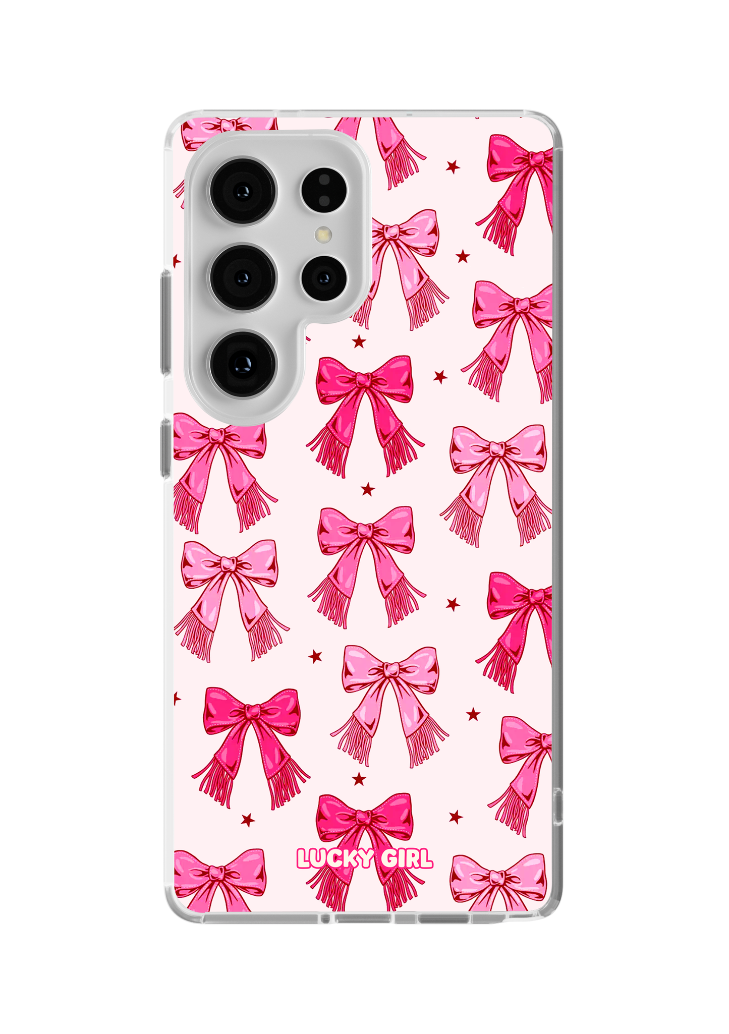 Blush Fringe Clear Case Insert