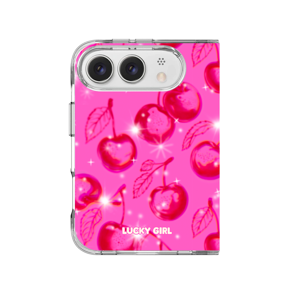 Glazed Cherries Clear Case Insert iPhone Duo