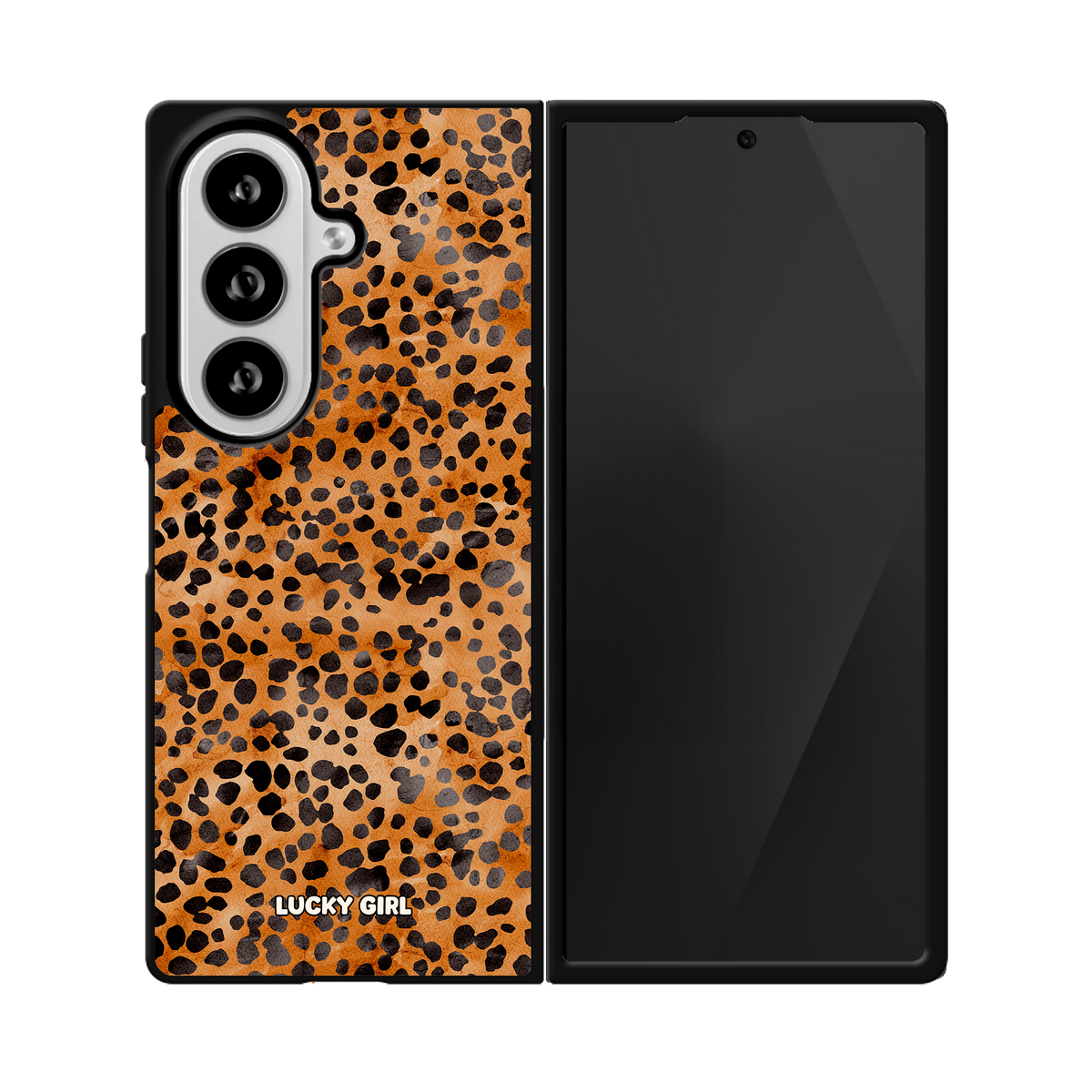 Amber Cheetah Phone Case Galaxy Z Fold 8 Ultra / No