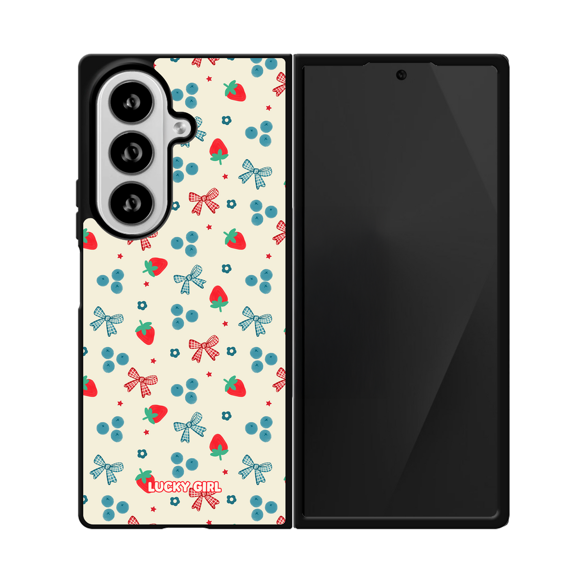 Berries & Bows Phone Case Galaxy Z Fold 8 Ultra / No
