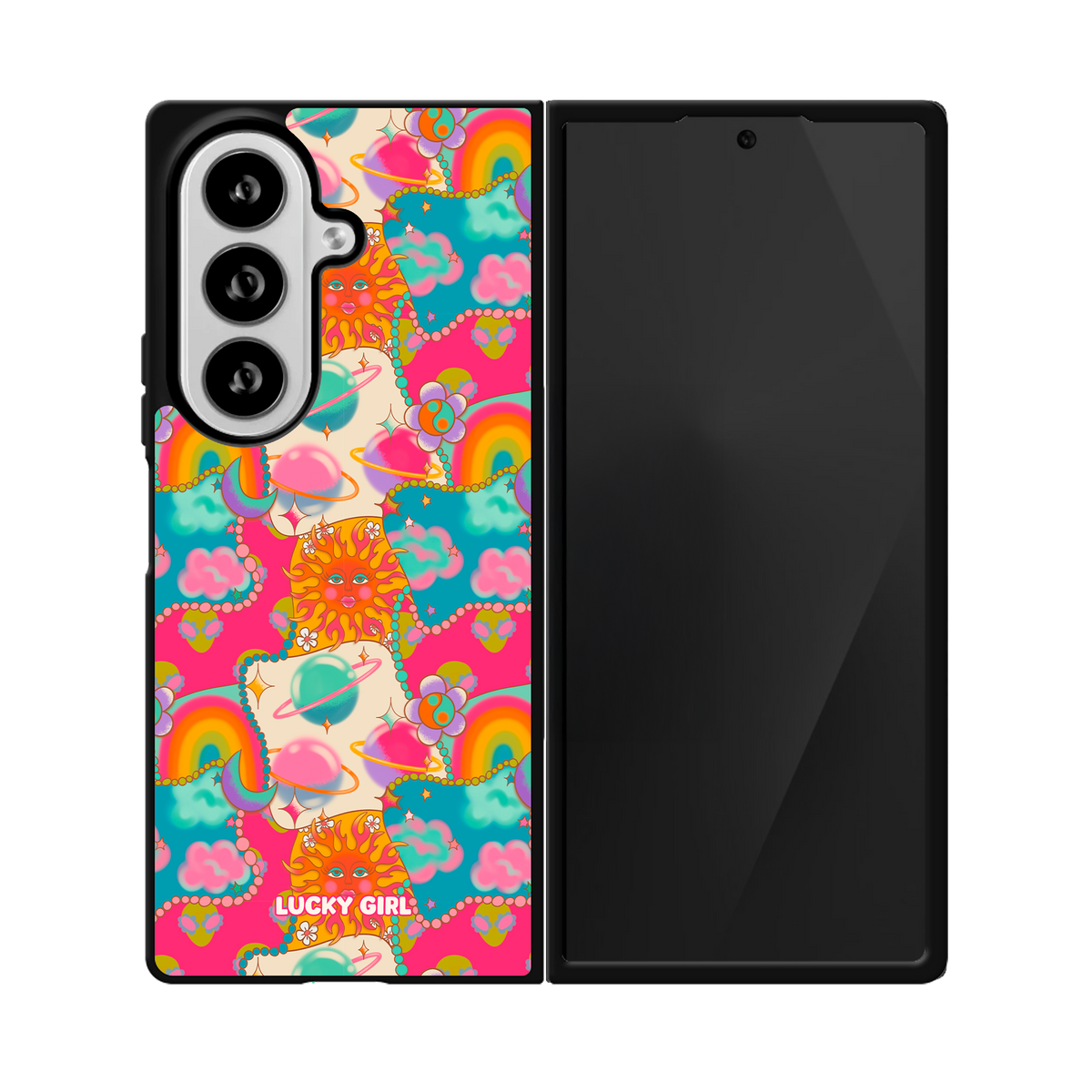 Neon Cosmos Phone Case Galaxy Z Fold 8 Ultra / No