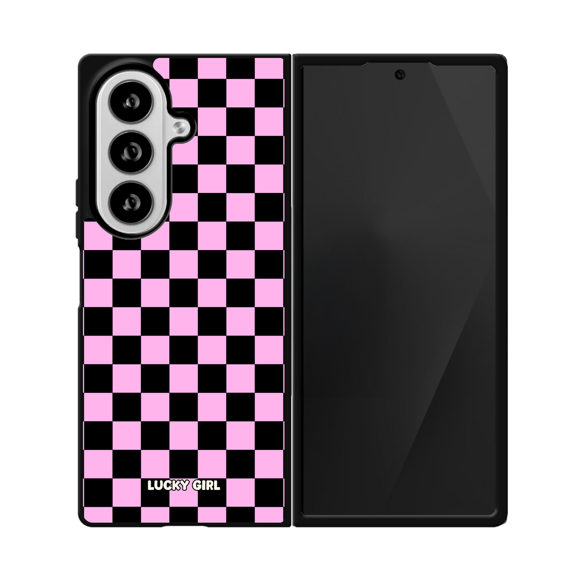 Bubblegum Checkers Phone Case Galaxy Z Fold 8 Ultra / No