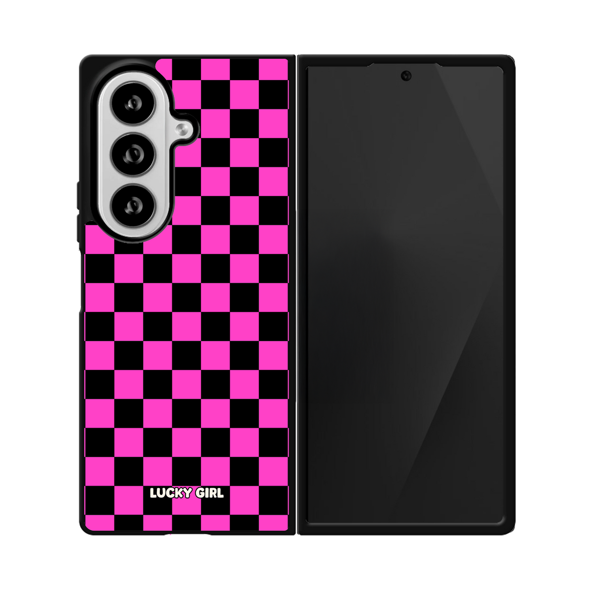 Raspberry Checkers Phone Case Galaxy Z Fold 8 Ultra / No
