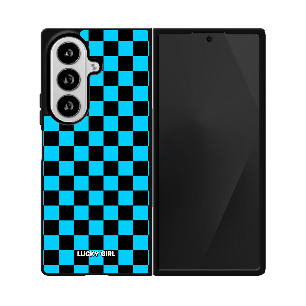 Sky Checkers Phone Case Galaxy Z Fold 8 Ultra / No