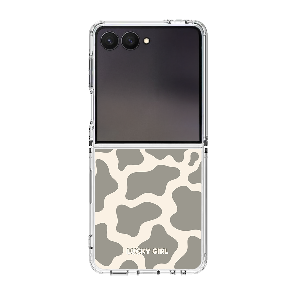 River Rock Cow Print Clear Case Insert