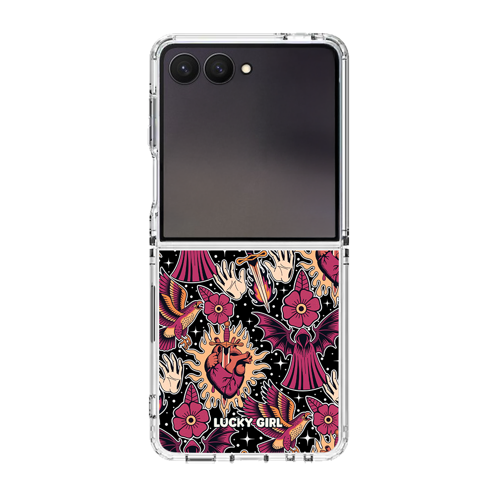 Silent Heart Clear Case Insert