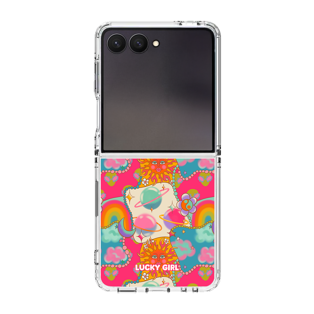 Neon Cosmos Clear Case Insert