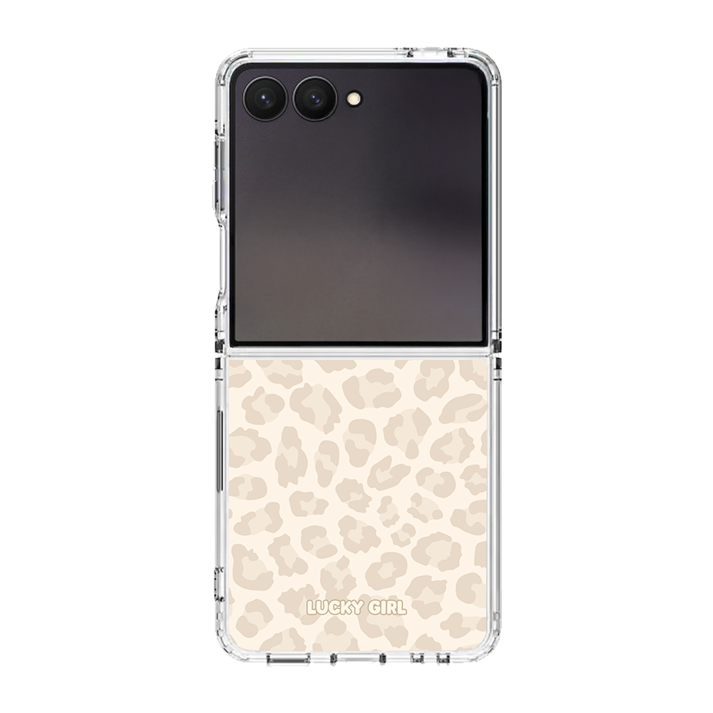 Vanilla Milkshake Leopard Clear Case Insert