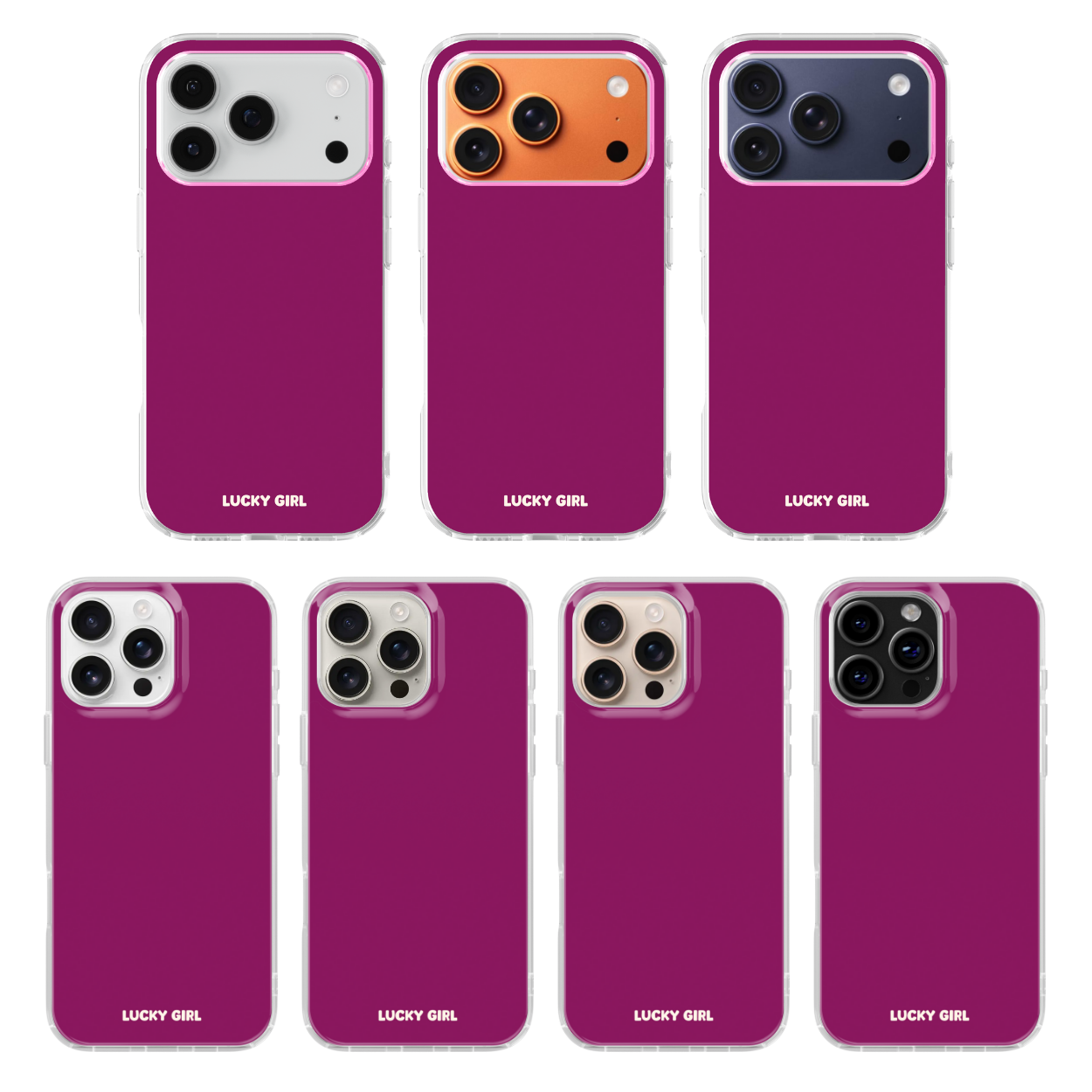 Velvet Solids Clear Case Insert