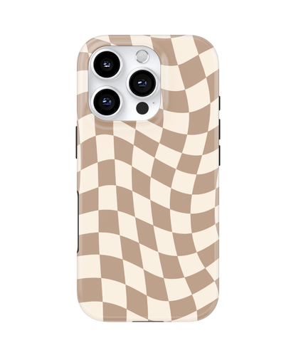 Chestnut Wavy Checkers II MagSafe Phone Case