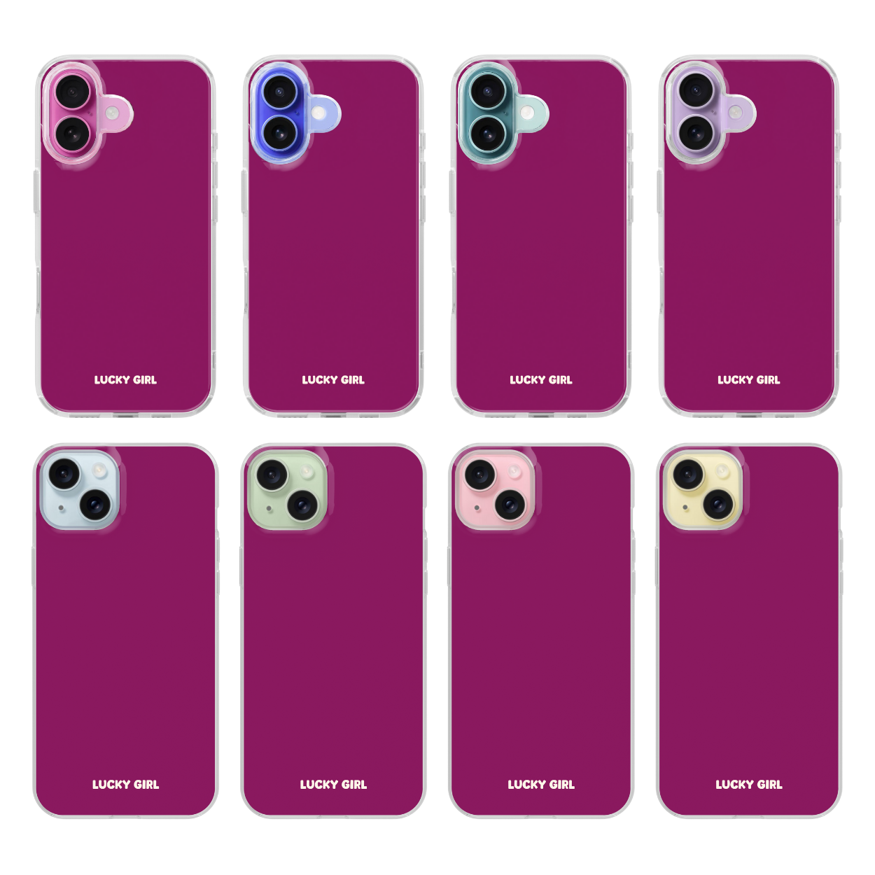 Velvet Solids Clear Case Insert