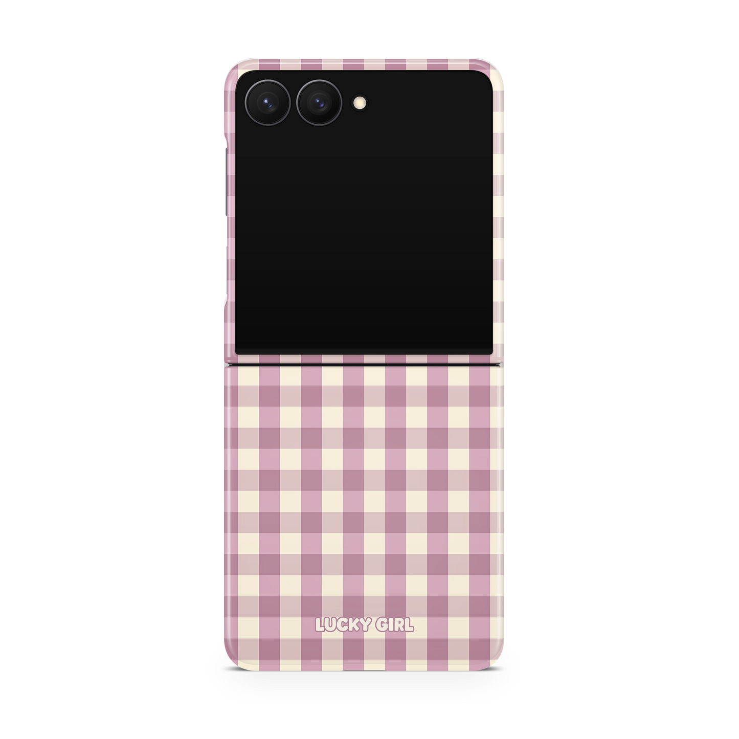 Plum Gingham Phone Case