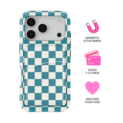 Mermaid Jewel Checkers II MagSafe Card Holder