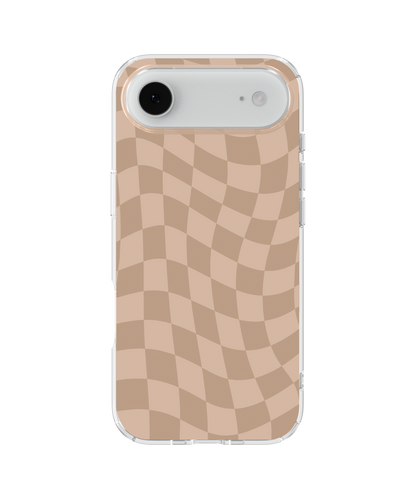 Chestnut Wavy Checkers Clear Case Insert