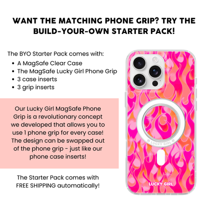 Fever Flames Clear Case Insert