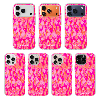 Fever Flames Clear Case Insert