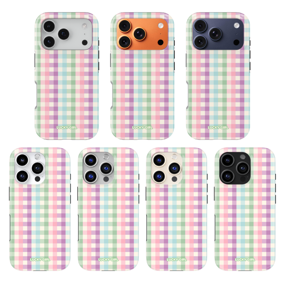 Pastel Gingham Phone Case