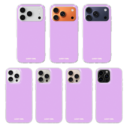 Lilac Solids Clear Case Insert