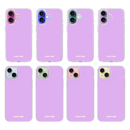 Lilac Solids Clear Case Insert