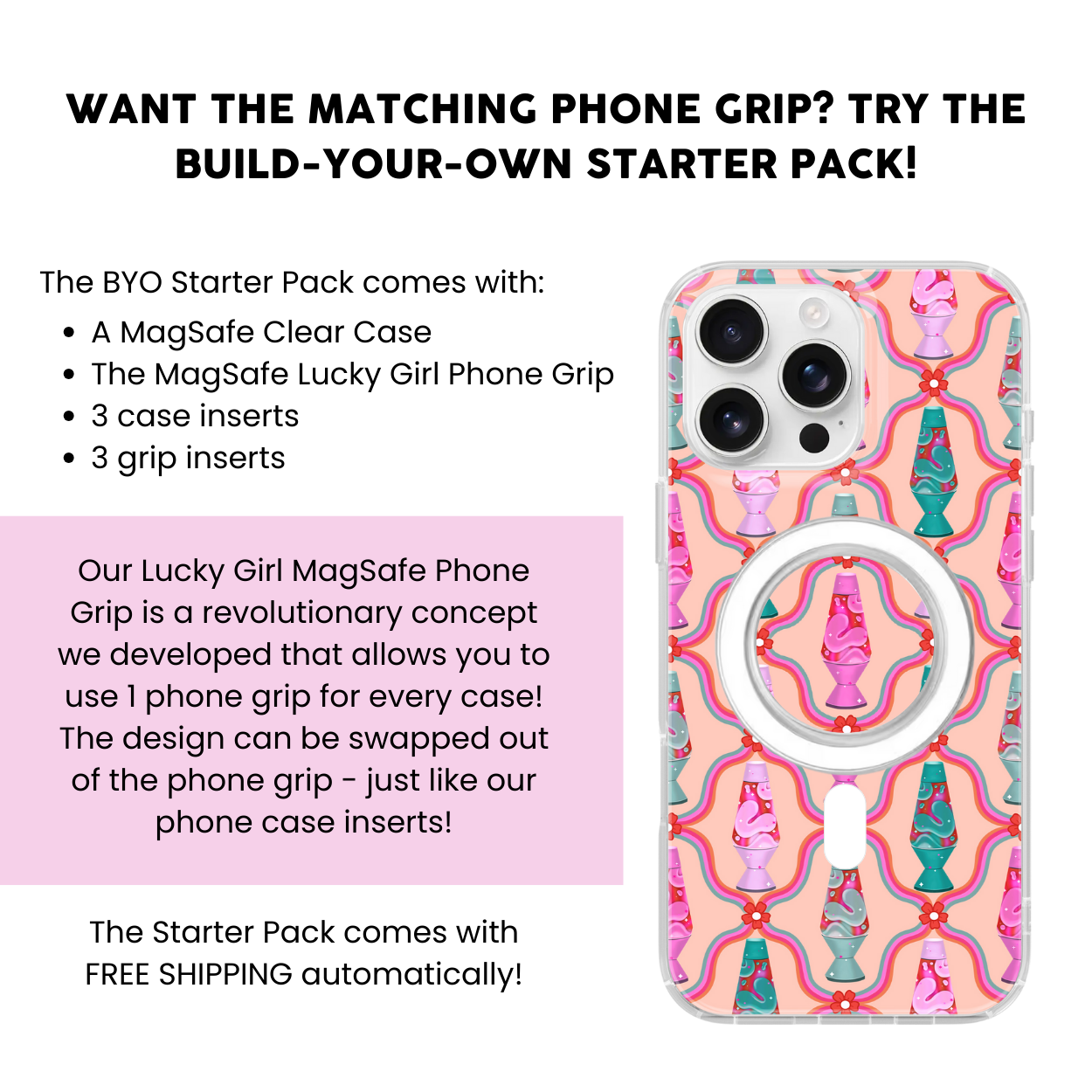 Groovy Lamps Clear Case Insert