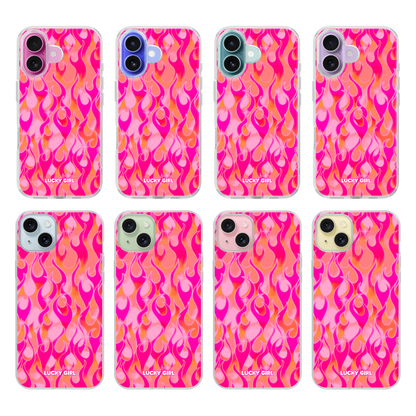 Fever Flames Clear Case Insert