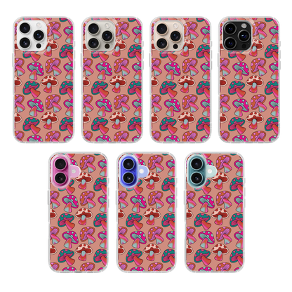 Magic Mushrooms Clear Case Insert